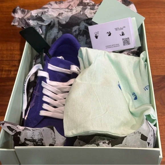 Off-White c/o Virgil Abloh Violet/Violet Sneakers Limited - Picture 9 of 12